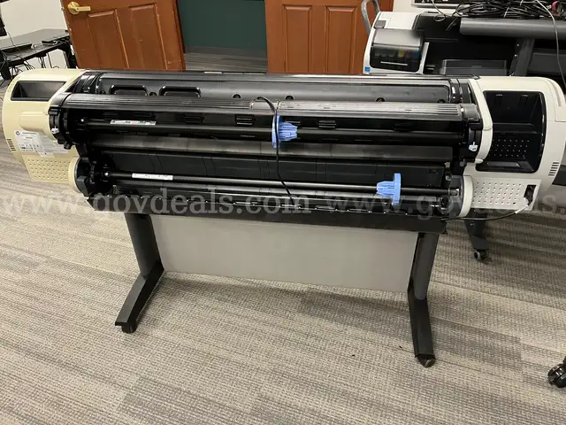 Lot of 2 large format HP printers and scanners