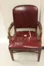 Antique wooden/leather/leatherette chairs used at US Mint.