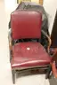 Antique wooden/leather/leatherette chairs used at US Mint.