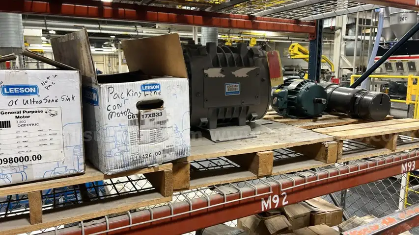 Pallet of Baldor/Leeson/Shur Stop Electric Motors/Brakes