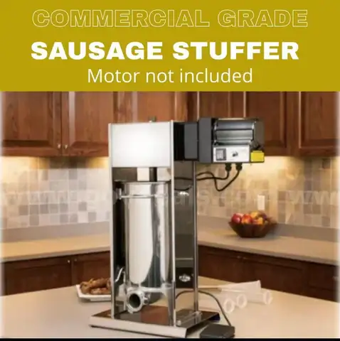 Jie'sm Commercial Grade Vertical Sausage Stuffer - 11LB（21-01）
