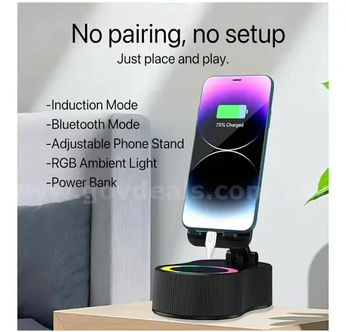 SHIPPING AVAILABLE Sonicdrop Dock &#x2013; No-Pair Magic Speaker &#x26; Charging Stand, 3-in-1  Mobile Phone Live&#xFF08;11-10&#xFF09;