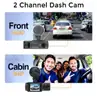 SHIPPING AVAILABLE  Dash Cam for Cars, 1080P Full HD Dual Dash Cam Front Inside, WiFi, 2" Screen, Night Vision（CM-08）
