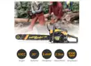 SHIPPING AVAILABLE  6220M 62CC 2-Cycle Gas Powered Chainsaw, 20-Inch Chainsaw, Handheld Cordless Petrol Gasoline &#xFF08;22-01&#xFF09;