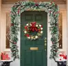 Approx. 200 Sets  5ft Flocked Pre-Lit Artificial Christmas Garland,Christmas Tree Garland,Flocked Xma (A0805-001)