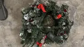 Approx. 200 Sets  5ft Flocked Pre-Lit Artificial Christmas Garland,Christmas Tree Garland,Flocked Xma (A0805-001)