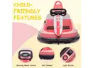 6V Bumper Car for Toddlers, Electric Ride on Toys for Kids with 360 Degree Spin, 2-Speeds, Lights, Music &#x26; Horn (40-8)