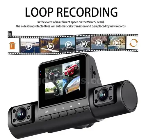 SHIPPING AVAILABLE 2.0-Inch Car Quad-Record HD Night Vision Tachograph Car Front and Rear Left and Right （CM-06）