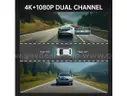 SHIPPING AVAILABLE 4K Rear View Mirror Camera, 10'' 4K Mirror Dash Cam with 1080P Backup Camera, Dash Cam Front （CM-05）