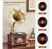 Lot of 5 Record Players Retro,Turntable Retro Gramophone Loudspeaker Record Player