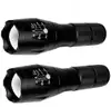 2 Pack Flashlights High Lumens, 5 Modes Zoomable LED Tactical Flashlight, Waterproof Handheld（4390）