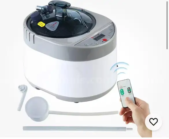 Shipping available Smartmak Sauna Steamer, Portable 4L Upgrated Steam Pot Generator with Remote Con（43-02）