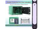 SHIPPING AVAILABLE lot of 2 Voncabay Money Safe Box for Home with Sensor Light&Fireproof Money Bag,Security Lock Box 888