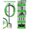 Lot of 5,Garden Hose Stand/Hanger Freestanding, Heavy Duty In-Ground Hose Rack Organizer for Outside (WS1077)