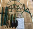Lot of 5,Garden Hose Stand/Hanger Freestanding, Heavy Duty In-Ground Hose Rack Organizer for Outside (WS1077)
