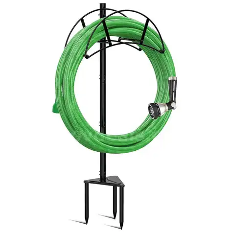 Lot of 5,Garden Hose Stand/Hanger Freestanding, Heavy Duty In-Ground Hose Rack Organizer for Outside (WS1077)