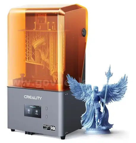 Creality Resin 3D Printer Halot Mage S 14K, with 10.1" HD LCD MSLA Mono, 4X High Speed Printing for 150mm/h Speed (5-20)