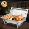 Brand New 4 set  Chafing Dish Buffet Set, 2 Food Pans 8QT High Grade Chafing Dishes (A2-12)