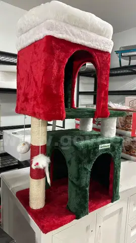 Christmas Cat Tree（50-01） 14lb  18x13x7 in