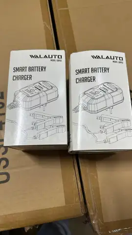 SHIPPING AVAILABLE BRAND NEW Lot of 2 Walauto GAP02, Fully-Automatic Smart Battery Charger, Maintainer 1-Amp(A3-4A)