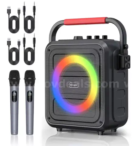 SHIPPING AVAILABLE Lot of 10 Karaoke Machine for Adults & Kids, Bluetooth Karaoke Speaker with Two Wireless（31-01）