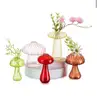 SHIPPING AVAILABLE Lot of 2 BRAND NEW Glasseam Mushroom Glass Planter, Set of 5 Colored Plant Propagation(B1-001)