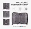 BRAND NEW Luggage Expandable 5 Piece Sets(14/18/20/24/28) PP Lightweight Spinner Suitcase With TSA Lock  - black