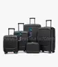 BRAND NEW Luggage Expandable 5 Piece Sets(14/18/20/24/28) PP Lightweight Spinner Suitcase With TSA Lock  - black
