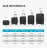 BRAND NEW Luggage Expandable 5 Piece Sets(14/18/20/24/28) PP Lightweight Spinner Suitcase With TSA Lock  - black
