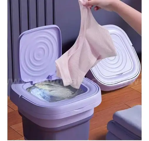 SHIPPING AVAILABLE BRAND NEW Portable Folding Mini Washing Machine, Compact Design, Purple(HIH2005003)