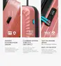 BRAND NEW Luggage Expandable 5 Piece Sets(14/18/20/24/28) PP Lightweight Spinner Suitcase With TSA Lock  - Pink