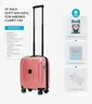 BRAND NEW Luggage Expandable 5 Piece Sets(14/18/20/24/28) PP Lightweight Spinner Suitcase With TSA Lock  - Pink