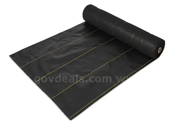 SHIPPING AVAILABLE Pro-5 Weed-Barrier Woven Landscape Fabric, 5 oz, Black, 5' x 300' - Heavy-Duty Growth Control,（15-02）