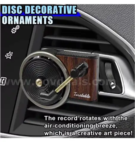 SHIPPING AVAILABLE Lot of 10 Record Player Car Air Freshener Vent Clip, Car Diffuser Air Conditioner Vent Out（5-04）
