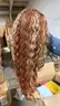 SHIPPING AVAILABLE Lot of 40 Mix Blonde Mixed Brown Lace Front Wigs Highlight Curly （34-03）