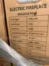 (CA)Brand New Lot of 390 VEVOR 42 inch Electric Fireplace, Wall Mounted Recessed Fire Place with Remote Control