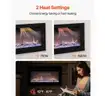 (CA)Brand New Lot of 390 VEVOR 42 inch Electric Fireplace, Wall Mounted Recessed Fire Place with Remote Control