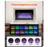 (CA)Brand New Lot of 390 VEVOR 42 inch Electric Fireplace, Wall Mounted Recessed Fire Place with Remote Control