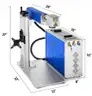 Brand New VEVOR 20W Fiber Laser Marking Machine Metal Engraver with Lightburn 6"X6"