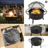 SHIPPING AVAILABLE  2 Set 32 Inch Outdoor Wood Burning Pits, Portable Firepit, (A3-2A)