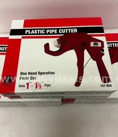 Lot of 8 Mueller PVC Plastic Ratcheting Pipe Cutter