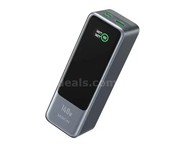 SHIPPING AVAILABLE Lot of 3 MOKiN Fast Charging Power Bank for Laptop | 14800mAh 140W （31-15）