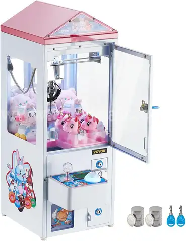 SHIPPING AVAILABLE VEVOR Claw Machine, 0-3” Jaw Diameter 0-5” Jaw Lifting, Crane Prize Grabber Commercial (A2-6)