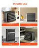 SHIPPING AVAILABLE  VEVOR Metal Tool Box, 8.6-inch, Portable Metal Tool Box with 5 Drawers, Small Tool Chest with(A5-26）