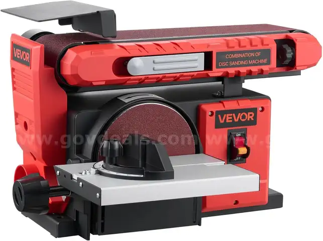 SHIPPING AVAILABLE VEVOR 6" Disc Sander & 4" x 36" Belt Sander, 400W Professional Belt Disc Sanders Combo(A1-46)