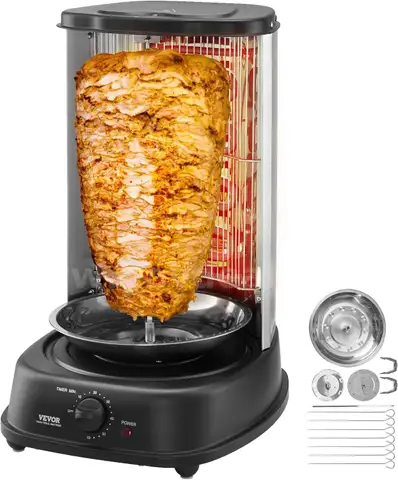 SHIPPING AVAILABLE VEVOR Shawarma Grill Machine, Vertical Chicken Shawarma Cooker Machine Countertop(A6-34)