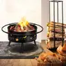 24 Inch Outdoor Wood Burning Pits, Portable Firepit, (A3-2A) - SHIPPING AVAILABLE