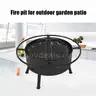 24 Inch Outdoor Wood Burning Pits, Portable Firepit, (A3-2A) - SHIPPING AVAILABLE