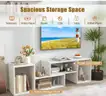 2 Pieces TV Stand, Modern Entertainment Center for TVs(A3-2A)