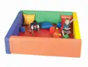Children&#x27;s Factory Lollipop Play Yard,Kids Indoor Playground, Rainbow Play Mat A2-2A
